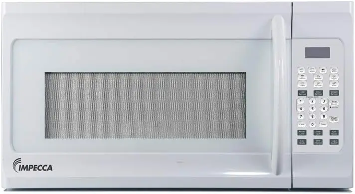 Impecca 1.6 cu. ft. Over-the-Range 30” Microwave Oven 1000 Watts, with Surface Light, 2 Speed Vent System, Touchpad Controls