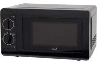 700 Watts Compact Microwave Oven Dials Control 5 Power Settings Defrost Timer Rotating Glass Turntable Push Button Door Release