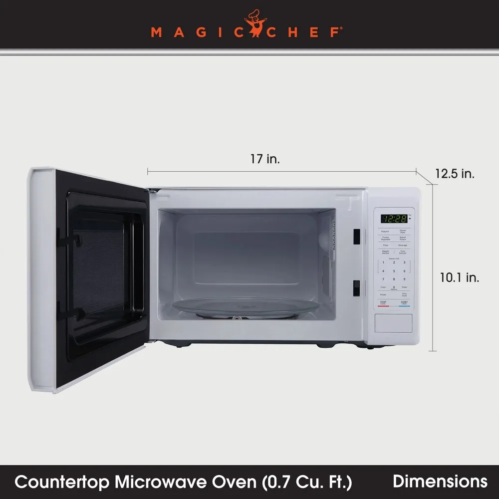 Desktop microwave oven, 700 watts Desktop microwave oven, 700 watts