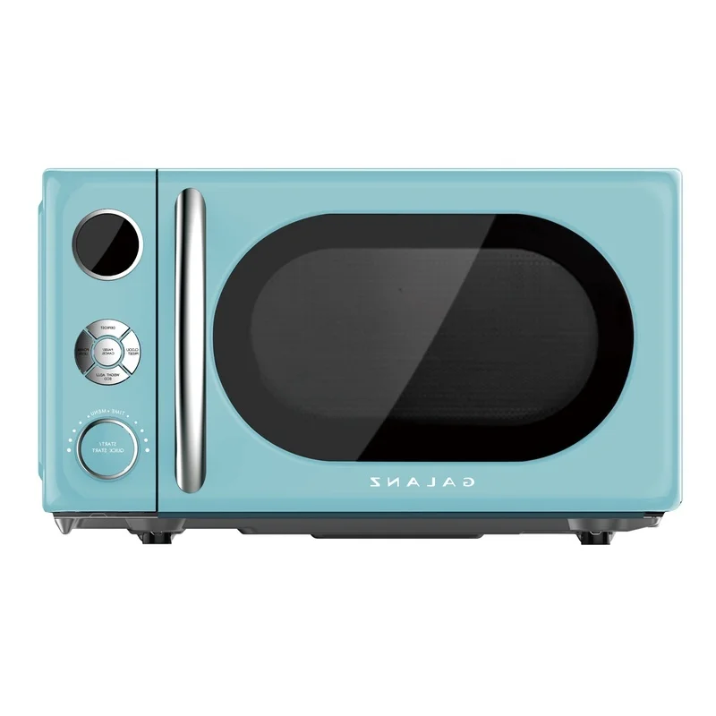 Retro Microwave Oven Countertop 700W Defrost Program 6 Power Levels Stylish Cooking Appliance Kitchen Dorm Room Retro Microwave Oven Countertop 700W Defrost Program 6 Power Levels Stylish Cooking Appliance Kitchen Dorm Room