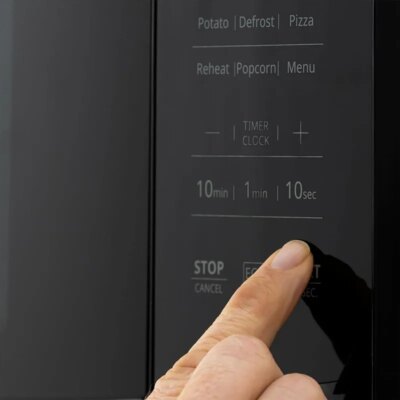 RecPro RV Kitchen Air Fryer & Convection Microwave with Trim Kit | 1.0 Cu. Ft. | 120V | 6 Cooking Modes (Black) - Image 6