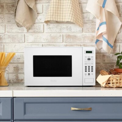 Countertop Microwave 0.7 cu ft 700 Watts 10 Power Levels Auto Cook Options Defrost Express Cook Timer Stainless Steel Kitchen - Image 6