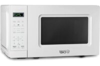 700W Countertop Microwave 0.7 Cu Ft Digital Display 10 Power Levels Child Lock Multi-Stage Cooking Kitchen Gadget
