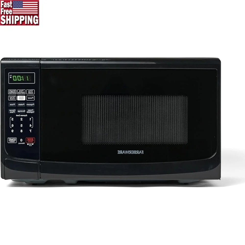 Countertop Microwave 700W Programmable Oven Touch Control 10 Power Levels LED Display Child Lock Perfect Apartments Dorms Countertop Microwave 700W Programmable Oven Touch Control 10 Power Levels LED Display Child Lock Perfect Apartments Dorms