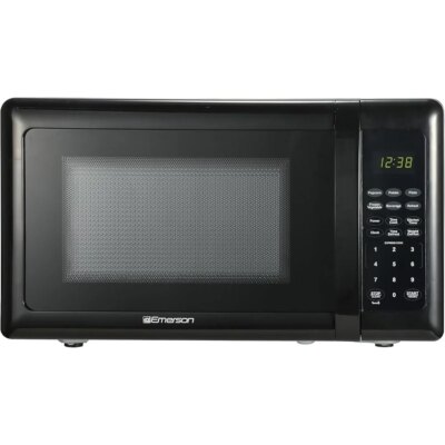 Compact Microwave Oven Touch Control LED Display 700W 10 Power Levels 6 Auto Cook Menus 0.7 Cu Ft Countertop Appliance - Image 2