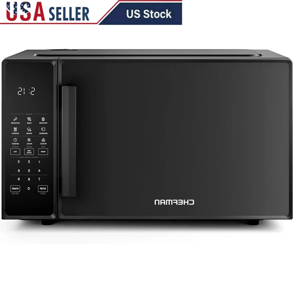 Countertop Microwave Oven 1000W Digital with 10 Power Levels 6 Cooking Presets One-Touch Mute Function Easy Clean Design Countertop Microwave Oven 1000W Digital with 10 Power Levels 6 Cooking Presets One-Touch Mute Function Easy Clean Design