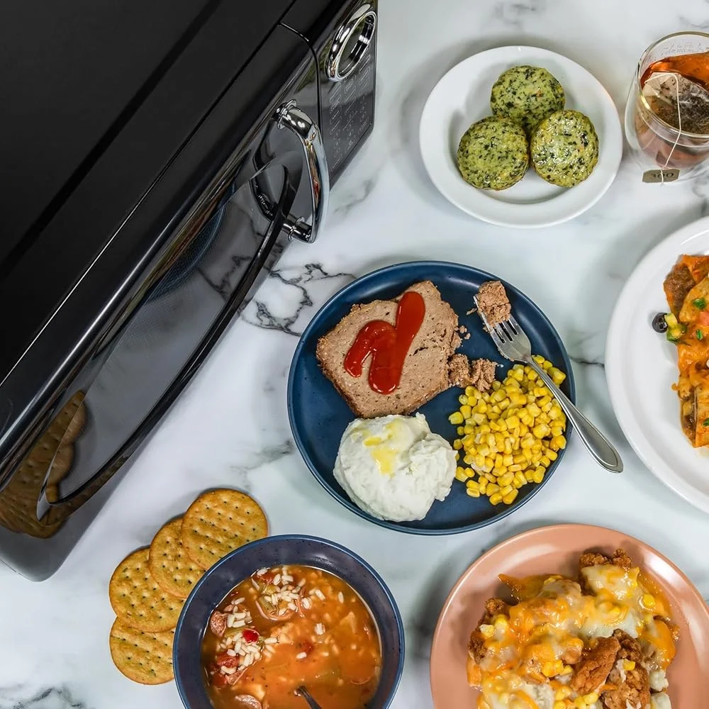 Compact Retro Microwave Oven 700 Watt Countertop Kitchen Appliance with Auto Cook Programs Digital Clock Child Safety Lock Glass Compact Retro Microwave Oven 700 Watt Countertop Kitchen Appliance with Auto Cook Programs Digital Clock Child Safety Lock Glass