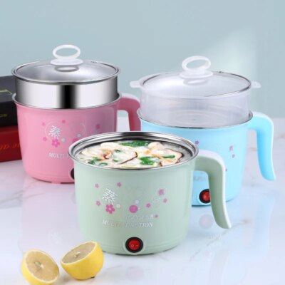 Multifunction Electric Cooker Hot Pot 1-2 People Heating Pan Multi Ramen Pot Machine Mini Rice Cook Kitchen Appliance Korea 220V - Image 3