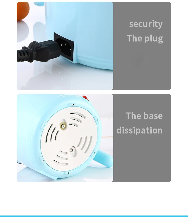 Multifunction Electric Cooker Hot Pot 1-2 People Heating Pan Multi Ramen Pot Machine Mini Rice Cook Kitchen Appliance Korea 220V