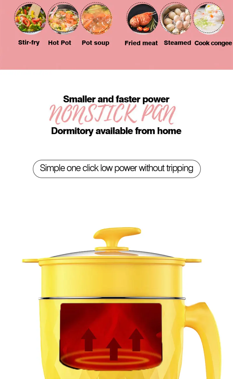 1.8L Multifunctional Electric Rice Cooker Mini Non-stick Cookware Multicooker for Home and Kitchen Appliances Pan Pots Offers 1.8L Multifunctional Electric Rice Cooker Mini Non-stick Cookware Multicooker for Home and Kitchen Appliances Pan Pots Offers