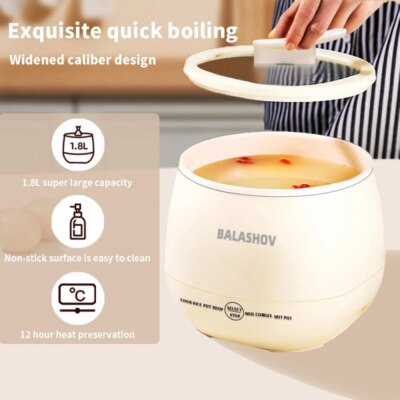 Electric Multi Rice Cooker Multifunctional Stew Pan Non-stick Cookware for Kitchen Offer Multicooker Hot Pot Home Appliance 220V - Image 3