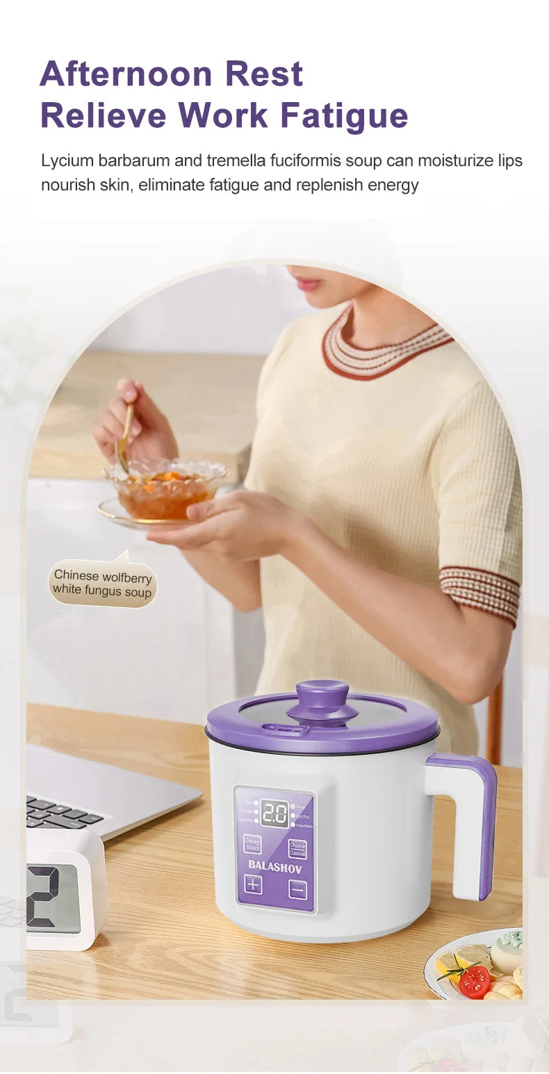 220V Smart Electric Rice Cooker Household Multicooker Steamer Double Layer Rice Cooker Auto Rice Cooker Appliances for Kitchen