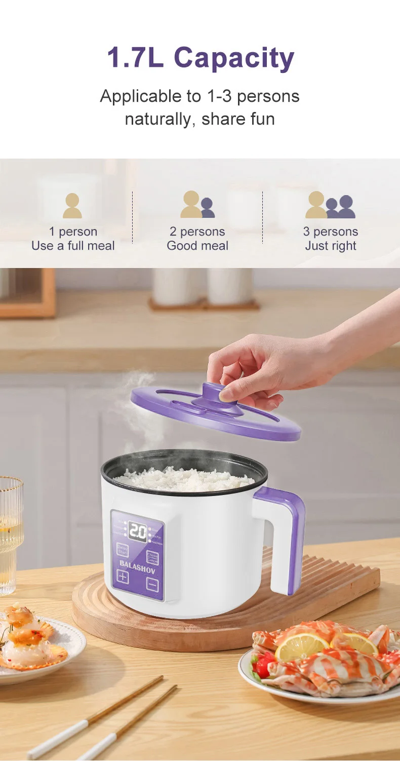 220V Smart Electric Rice Cooker Household Multicooker Steamer Double Layer Rice Cooker Auto Rice Cooker Appliances for Kitchen