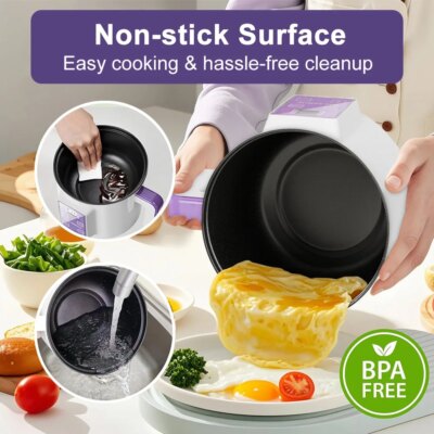220V Smart Electric Rice Cooker Household Multicooker Steamer Double Layer Rice Cooker Auto Rice Cooker Appliances for Kitchen - Image 5