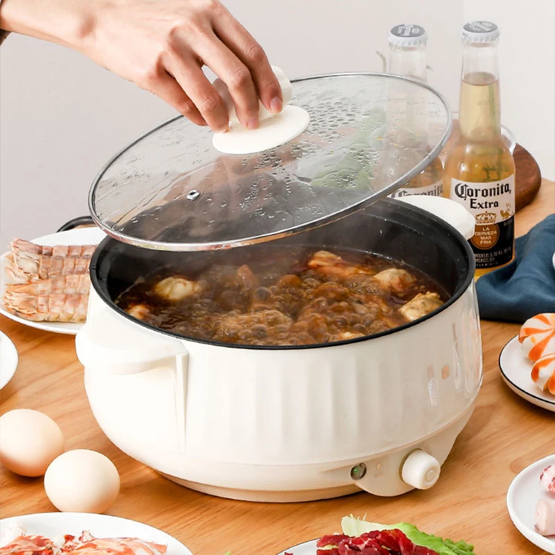 Electric MultiCooker Multifunctional Rice Cooker Frying Pan Non-stick Cookware Multi Soup Hotpot for Kitchen 1.7L/2.7L/3.2L