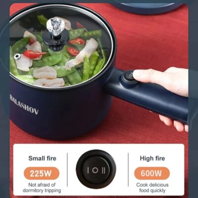 220V Multifunction Cooker Household Single/Double Layer Hot Pot Electric Rice Cooker Student Dormitory Mini Non-stick Pan Pots - Image 4