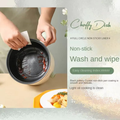 Electric Rice Pot Multicooker Hotpot Stew Heating Pan Noodles Eggs Soup Steamer Rice Cookers Cooking Pot for Home - Image 5