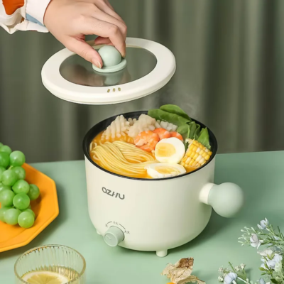 Electric Rice Pot Multicooker Hotpot Stew Heating Pan Noodles Eggs Soup Steamer Rice Cookers Cooking Pot for Home - Image 2