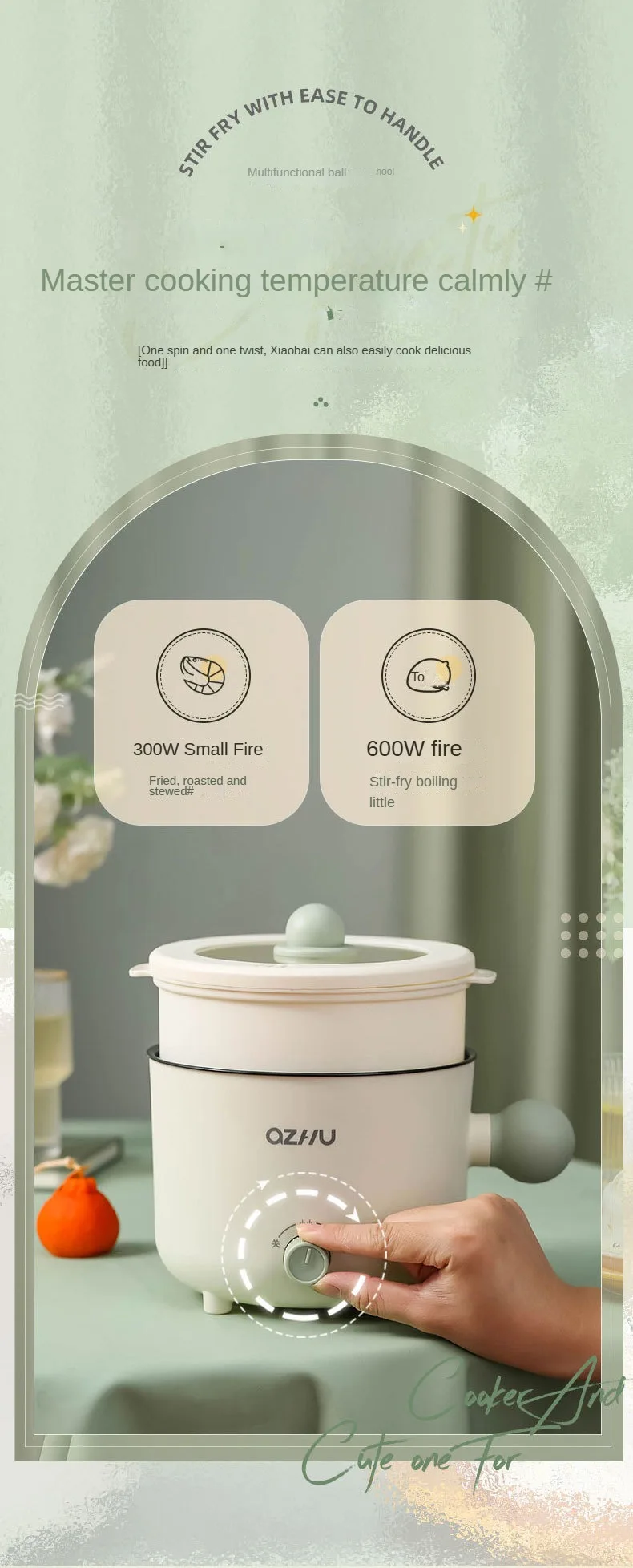 Electric Rice Pot Multicooker Hotpot Stew Heating Pan Noodles Eggs Soup Steamer Rice Cookers Cooking Pot for Home