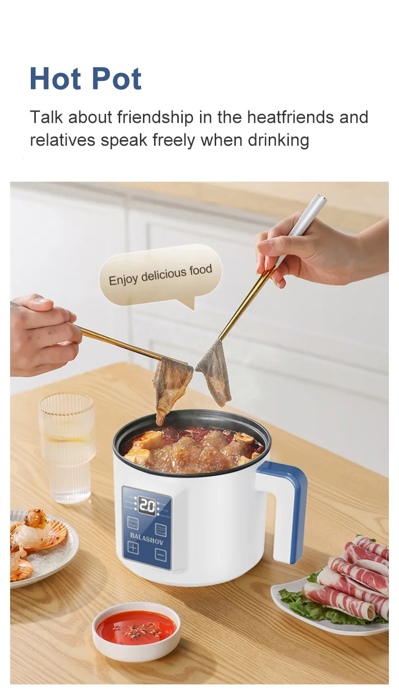 220V Electric Rice Cooker Double Layer Multi Cooker Non-Stick Smart Single MultiCooker Steamed Rice Pot For Home EU Plug