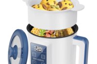 220V Electric Rice Cooker Double Layer Multi Cooker Non-Stick Smart Single MultiCooker Steamed Rice Pot For Home EU Plug