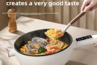 Smart Electric Frying Pan Integrated Plug-In Cooker Multi-Functional Home Use Non-Stick Small Electric Boiler
