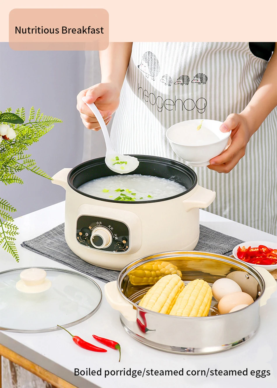 110v intelligent electric Cooking pot Travel electric frying pan Multifunctional electric hot pot portable rice cooker