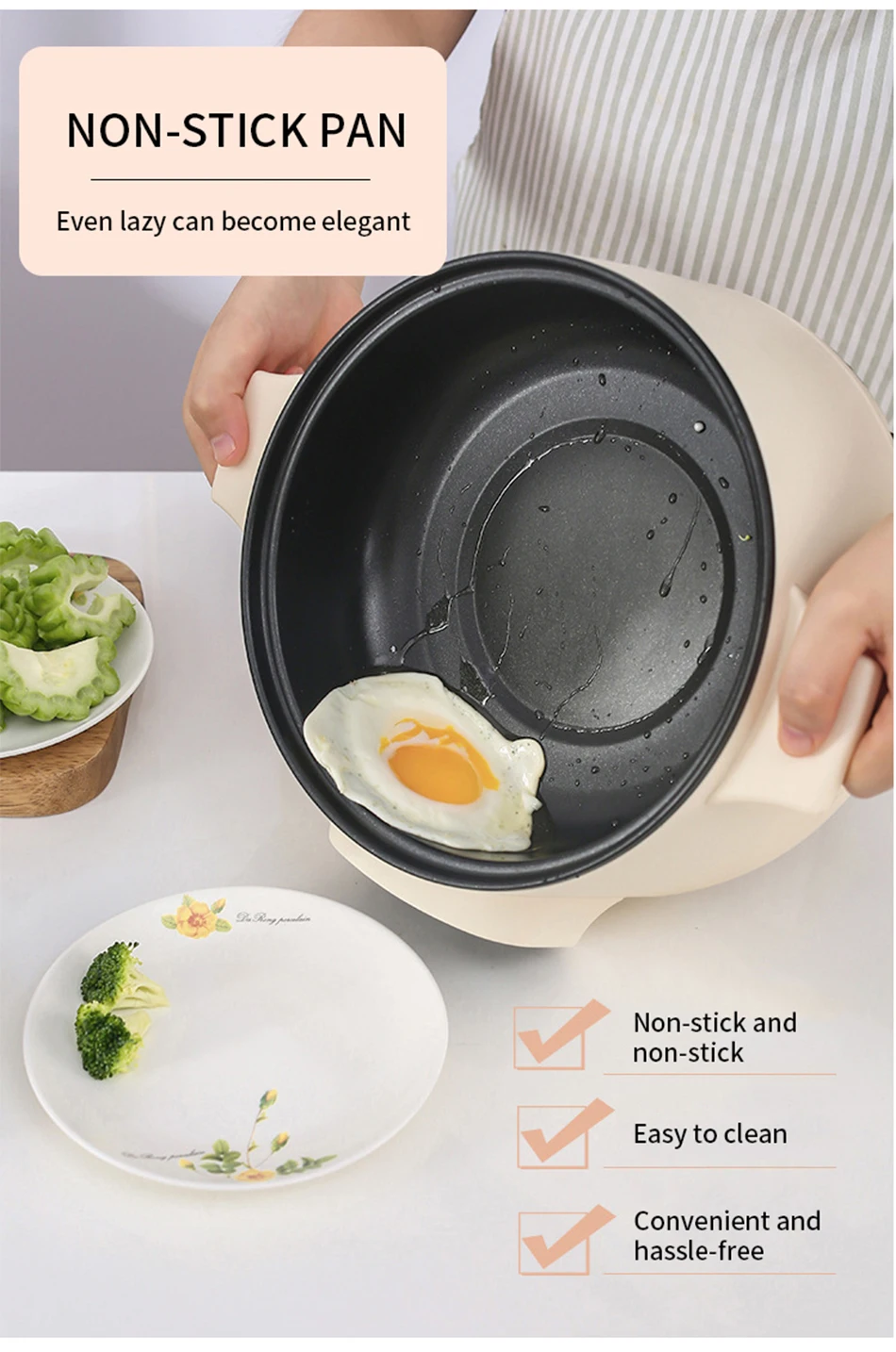 110v intelligent electric Cooking pot Travel electric frying pan Multifunctional electric hot pot portable rice cooker