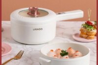 URINGO 1.6/2L Electric Hot Pot Five-speed Adjustable Multi-function Electric Cooker Non Stick Pan Frying Household Dormitory
