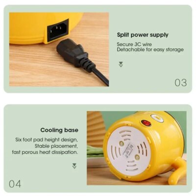 1.8l Multifunctional Cooker Hot Pot Multifunctional Student Dormitory Electric Electric Cooking Noodles Home Pot Stainless Steel - Image 5