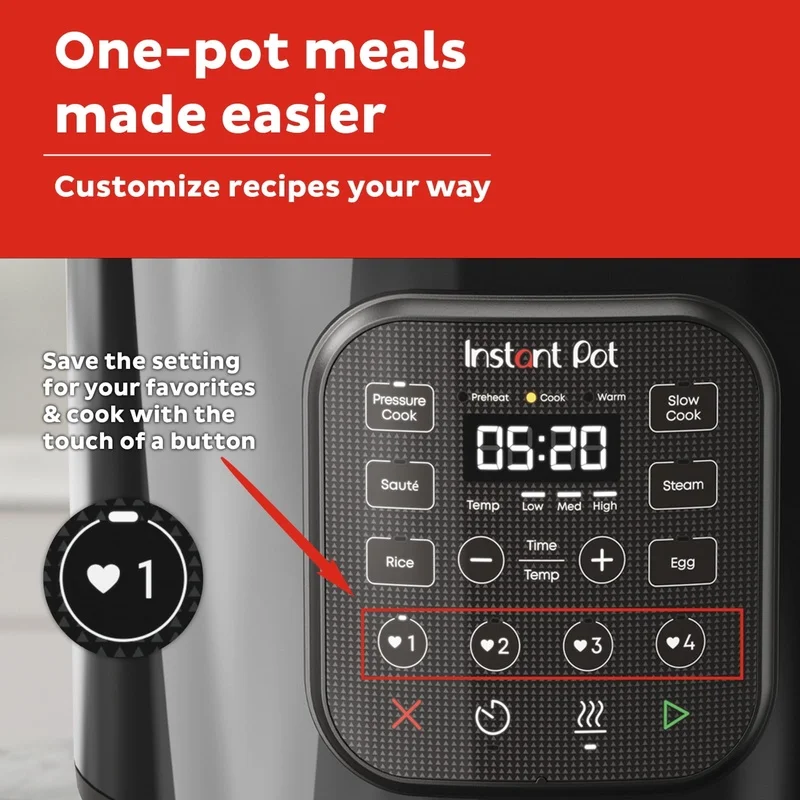 8qt Pressure Cooker Multi-Cooker 7-in-1 Cooking Functions Non-Stick Ceramic Pot Dishwasher Safe Easy Clean Batch Cooking Family 8qt Pressure Cooker Multi-Cooker 7-in-1 Cooking Functions Non-Stick Ceramic Pot Dishwasher Safe Easy Clean Batch Cooking Family