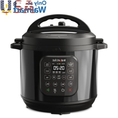 8qt Pressure Cooker Multi-Cooker 7-in-1 Cooking Functions Non-Stick Ceramic Pot Dishwasher Safe Easy Clean Batch Cooking Family