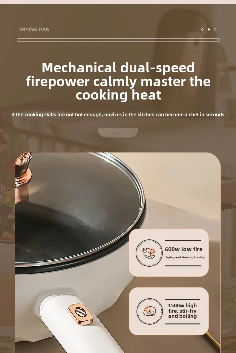 Large Capacity Multi-Functional Electrical Wok Cooker Stainless Steel Integrated Electrical Heating Pot Direct Manufacturer Sale Large Capacity Multi-Functional Electrical Wok Cooker Stainless Steel Integrated Electrical Heating Pot Direct Manufacturer Sale