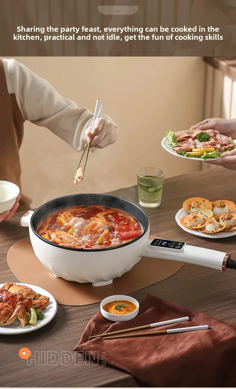 Large Capacity Multi-Functional Electrical Wok Cooker Stainless Steel Integrated Electrical Heating Pot Direct Manufacturer Sale Large Capacity Multi-Functional Electrical Wok Cooker Stainless Steel Integrated Electrical Heating Pot Direct Manufacturer Sale