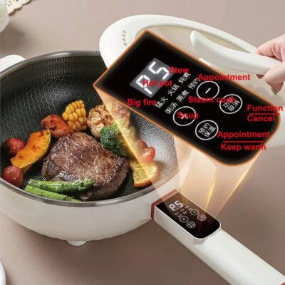 4.5L Smart Electric Cooker Home Non-stick Fry Pan Multifunction Pot Large Capacity Electric Hot Pot Kitchen Appliance 220V - Image 3