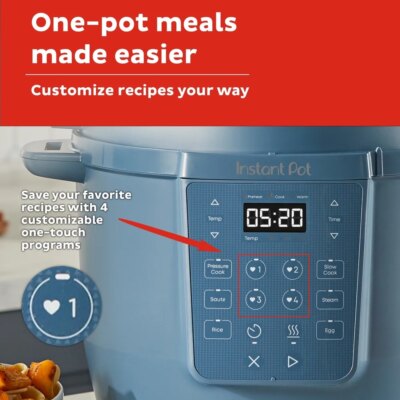 6 Qt Electric Pressure Cooker Multi Cooker 13 Cooking Programs Automatic Shut Off Digital Display Non Stick Kitchen Gadget - Image 5