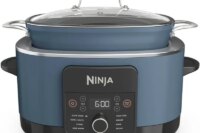 Ninja Foodi PossibleCooker PRO 8.5 Quart Multi-Cooker, with 8 in 1 Slow Cooker Dutch Oven, Steamer, Nonstick, Blue (MC1001)
