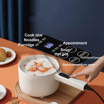 1.6L 2.2L Electric Cooker Student Pot Multifunction Household Pot Ceramic Glaze Non Stick Cooker Rice Cooker Kitchen Tool 220V - Image 5