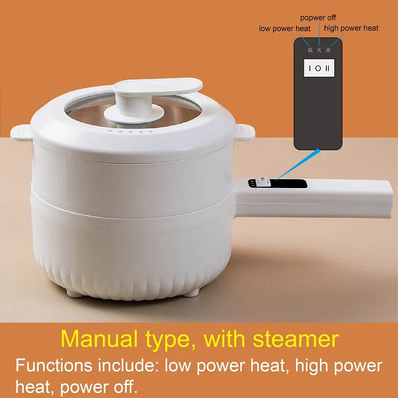 Manual with steamer