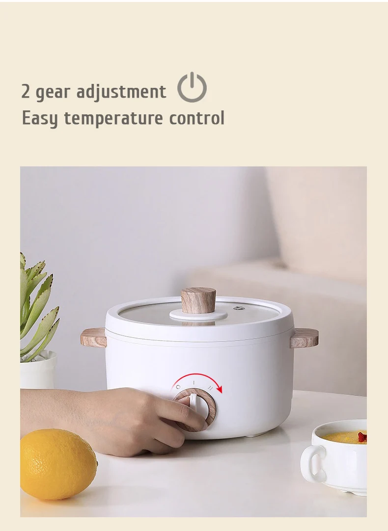 Mini Multi-function Cookers Electric Cooking Boiling Pot Electric Heat Pan Dormitory Household 1-2 People Electric Rice Cookers