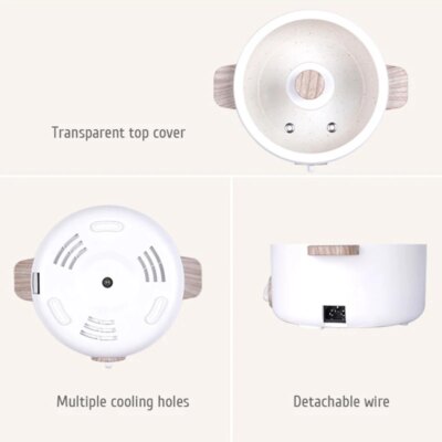 Mini Multi-function Cookers Electric Cooking Boiling Pot Electric Heat Pan Dormitory Household 1-2 People Electric Rice Cookers - Image 6