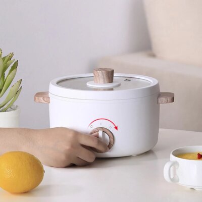 Mini Multi-function Cookers Electric Cooking Boiling Pot Electric Heat Pan Dormitory Household 1-2 People Electric Rice Cookers - Image 3