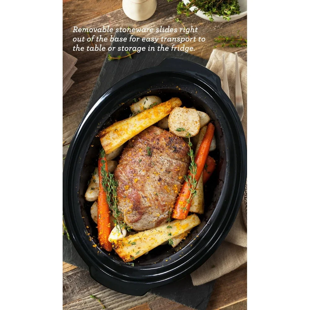 8.5Qt Stainless Steel Digital Slow Cooker Programmable Timer Multi-Function Easy to Clean Large Capacity Tempered Glass Lid Even 8.5Qt Stainless Steel Digital Slow Cooker Programmable Timer Multi-Function Easy to Clean Large Capacity Tempered Glass Lid Even