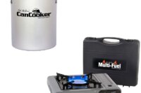 CanCooker 4 Gallon Convection Steam Cooker & Portable Multi-Fuel Single Burner w/ Convenient Case, Perfect for Feeding 20 People