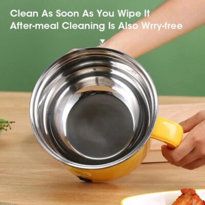 1.8l Multifunctional Cooker Hot Pot Multifunctional Student Dormitory Electric Electric Cooking Noodles Home Pot Stainless Steel - Image 2