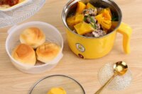 1.8l Multifunctional Cooker Hot Pot Multifunctional Student Dormitory Electric Electric Cooking Noodles Home Pot Stainless Steel