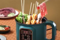 Household Electric Cooking Machine 1-2 People Hot Pot Stew Heating Eggs Soup Non-stick Pan Multifunction Electric Rice Cooker