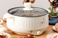 1.7L Multicooker Single/Double Layer Electric Pot 1-2 People Household Non-stick Pan Hot Pot Rice Cooker Cooking Appliances