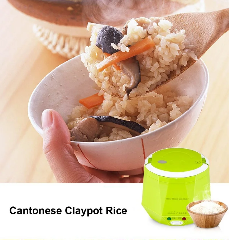 1.6L Mini Rice Cooker Heating Lunch Box Portable Constant Temperature Food Steamer Multifunction Pot For Car Truck 12/24V 1.6L Mini Rice Cooker Heating Lunch Box Portable Constant Temperature Food Steamer Multifunction Pot For Car Truck 12/24V