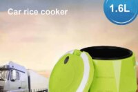 1.6L Mini Rice Cooker Heating Lunch Box Portable Constant Temperature Food Steamer Multifunction Pot For Car Truck 12/24V